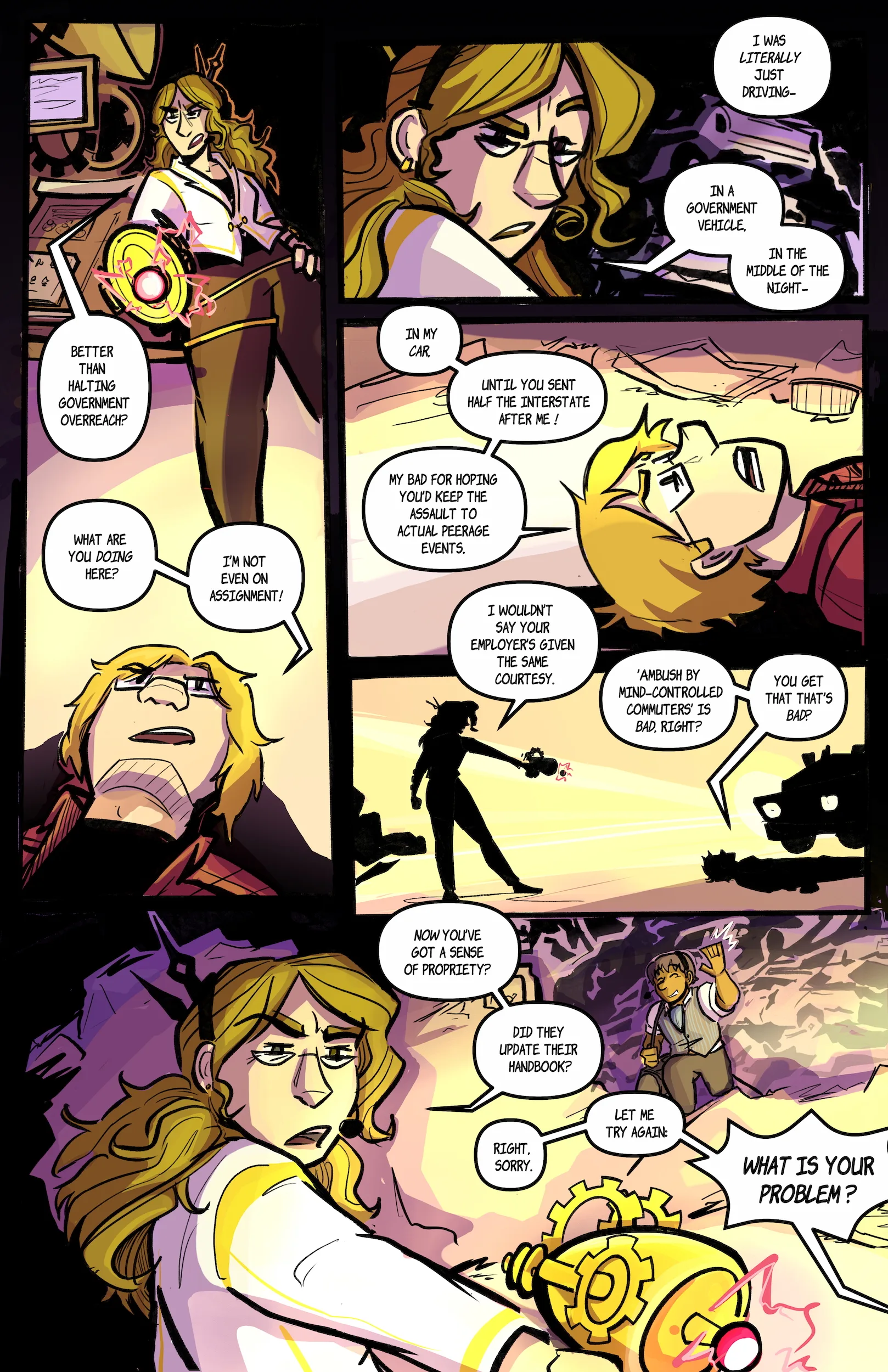 she dragged him out of the car for this