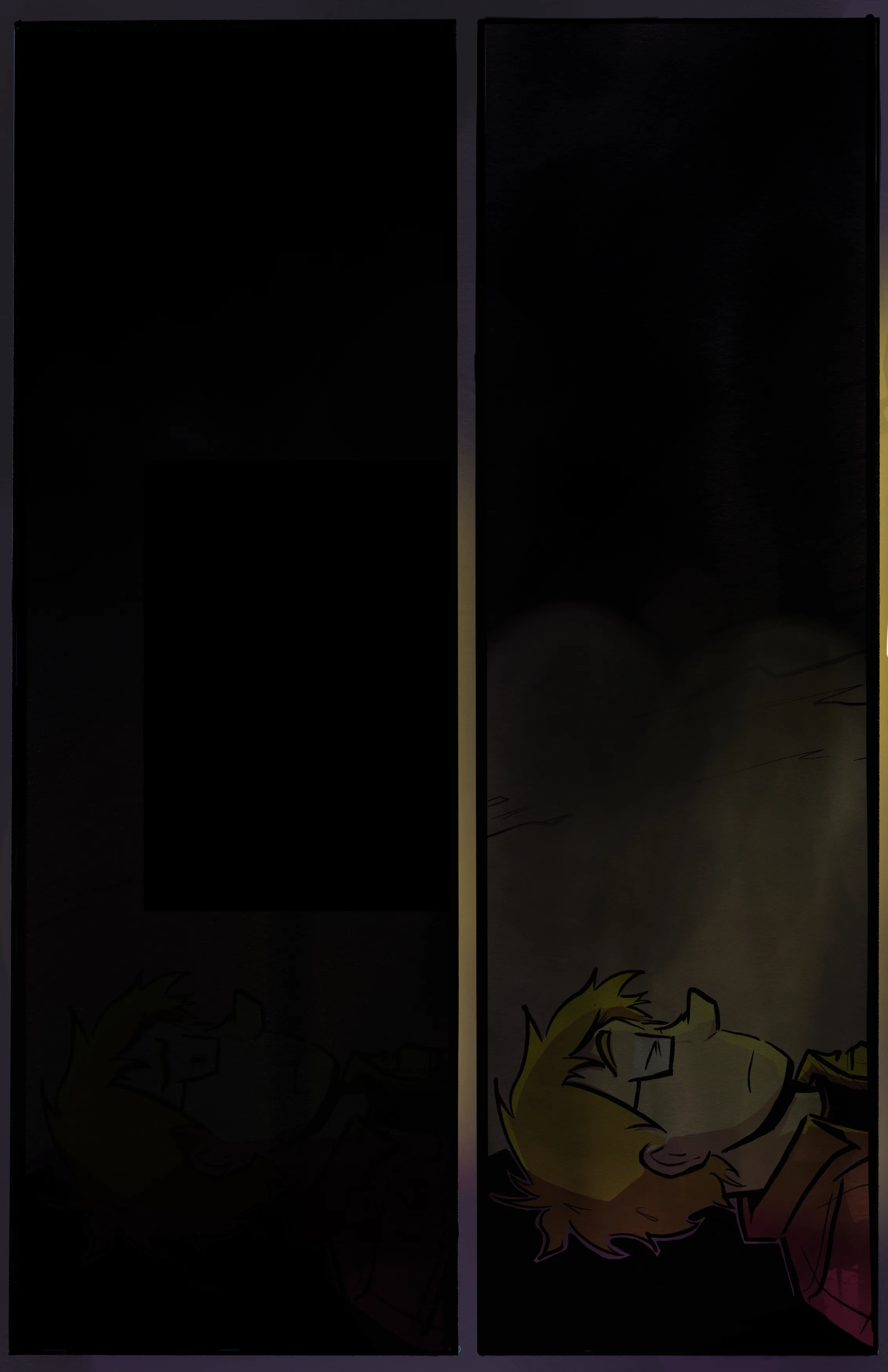 fun fact, this one is technically labeled page 29.5 in my files because I added it last second for pacing reasons